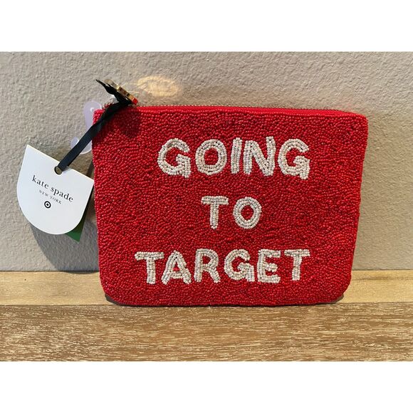 Kate Spade NY x Target Going To Target Beaded Clutch Limited - Picture 1 of 1